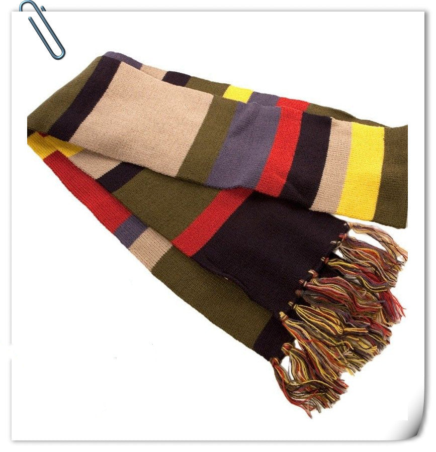 Doctor Who Fourth Generation Doctor Striped Scarf