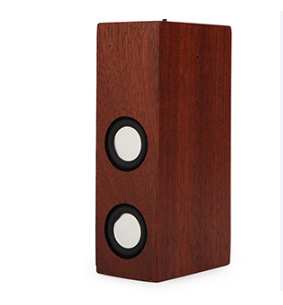 Black technology retro wooden bluetooth speaker