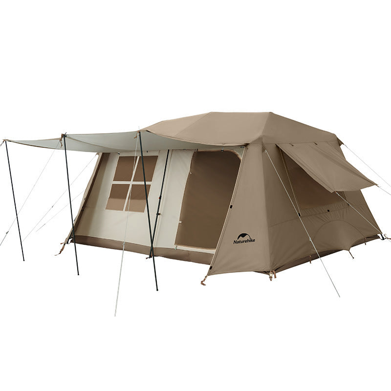 Camping Outside Two Rooms One Hall Ridge Automatic Tent Waterproof