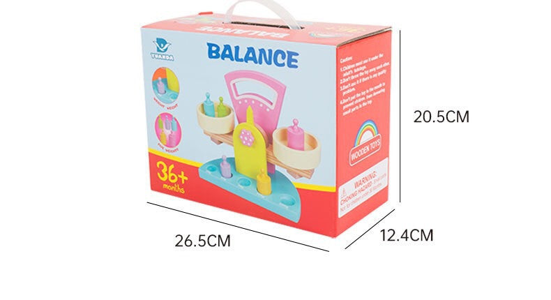 Children'S Wooden Balance Scales Science Experiment Teaching Aids For Boys And Girls Early Education Educational Enlightenment Science And Education Science Experiment Toys