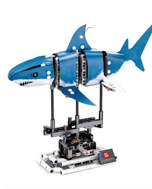 Building Blocks Hand Fish, Mechanical Technology Series, Children's Puzzle