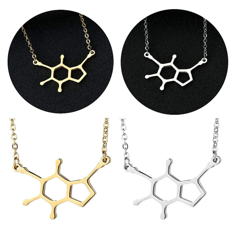 Chemistry Molecular Necklace For Science Students