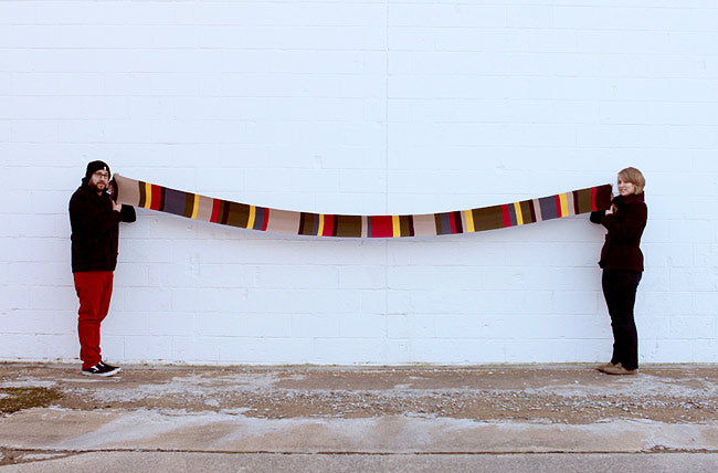 Doctor Who Fourth Generation Doctor Striped Scarf