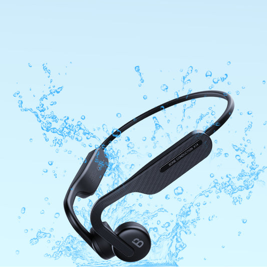 Bluetooth Headset Swimming Waterproof Running Player All-in-one Black Technology Bone Conduction