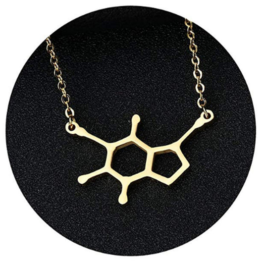 Chemistry Molecular Necklace For Science Students