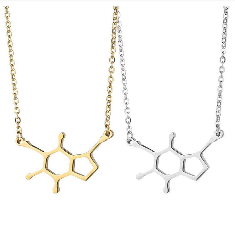 Chemistry Molecular Necklace For Science Students